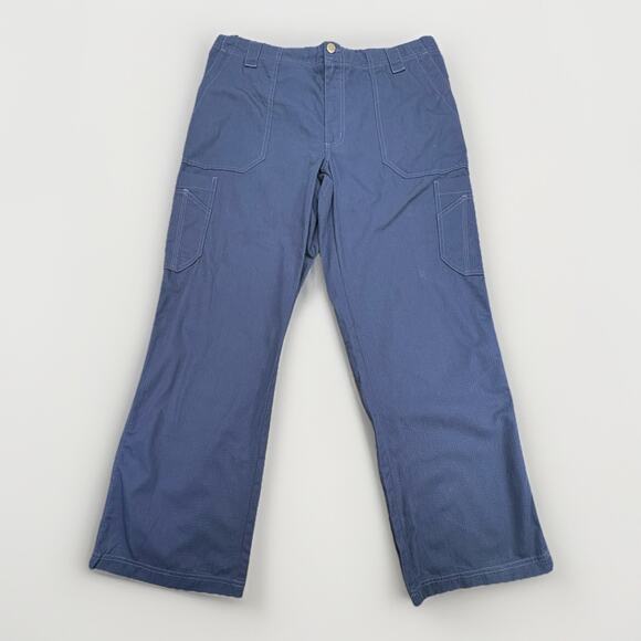 Carhartt Pants - Carhartt Force Scrub Pants Dark Blue Ripstop Cargo Medical Men’s Large